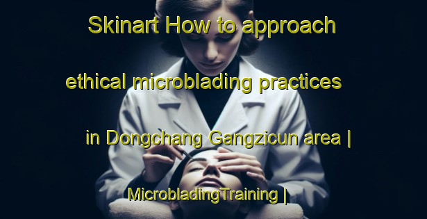 Skinart How to approach ethical microblading practices in Dongchang Gangzicun area | MicrobladingTraining | MicrobladingClasses | SkinartTraining-China